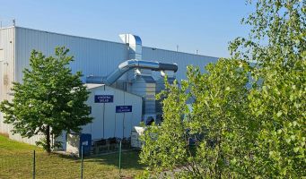 Filtration unit for extracting in large welding workshops