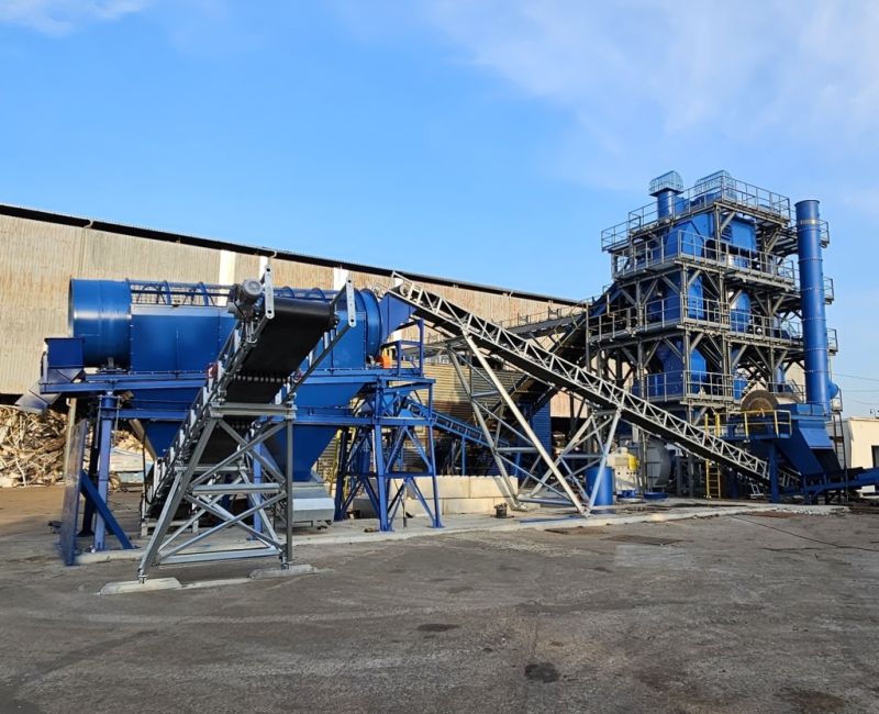 Extraction of recycling plants