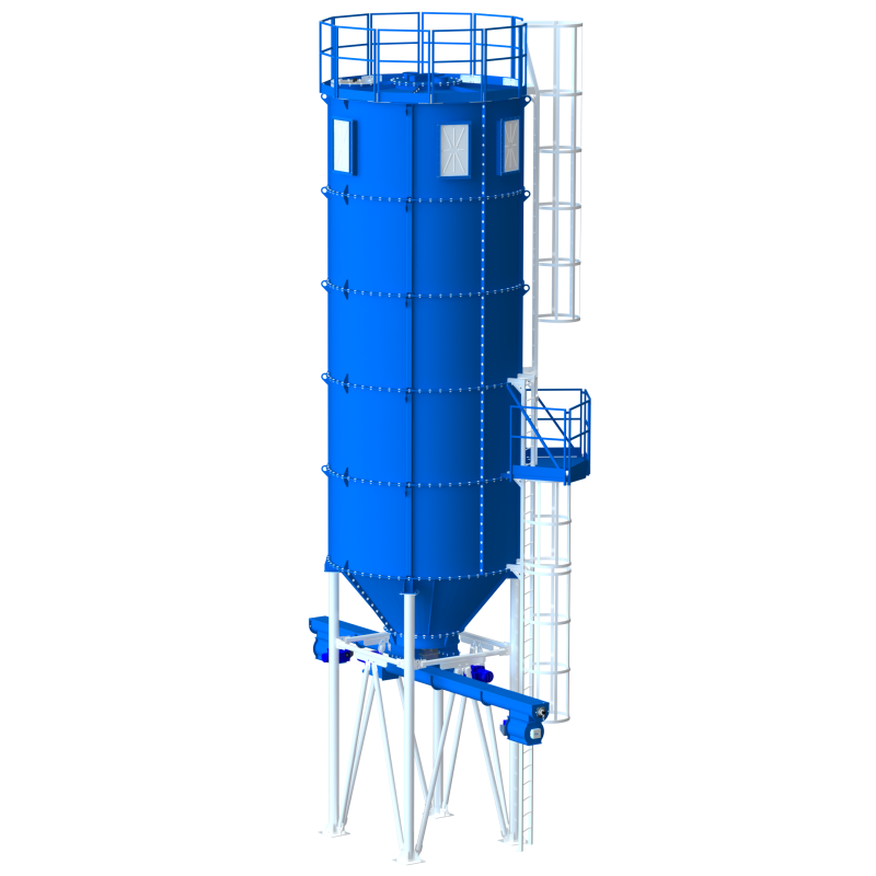 Cylindrical silos