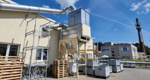 Composite dust extraction