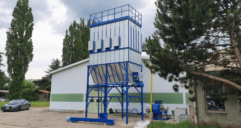 Sawdust extraction in woodworking