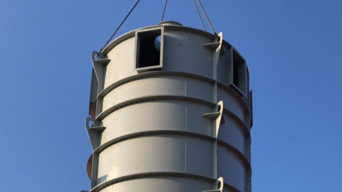 Fabricación de silos de serrín y virutas de madera