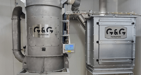 High-pressure extraction from grinders